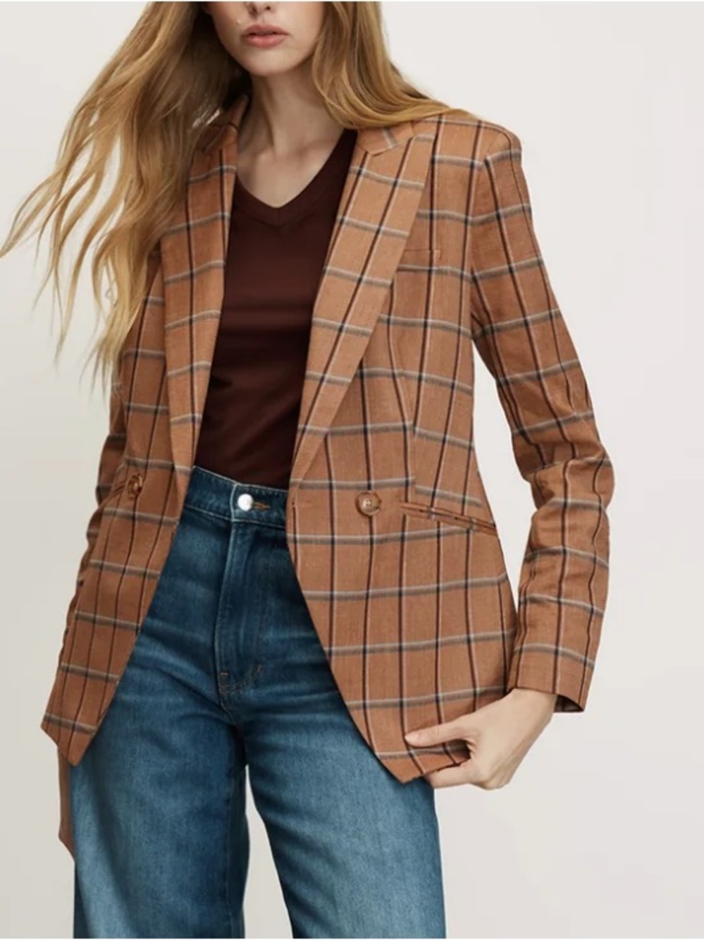 Veronica Beard Rickie Dickey Plaid Jacket